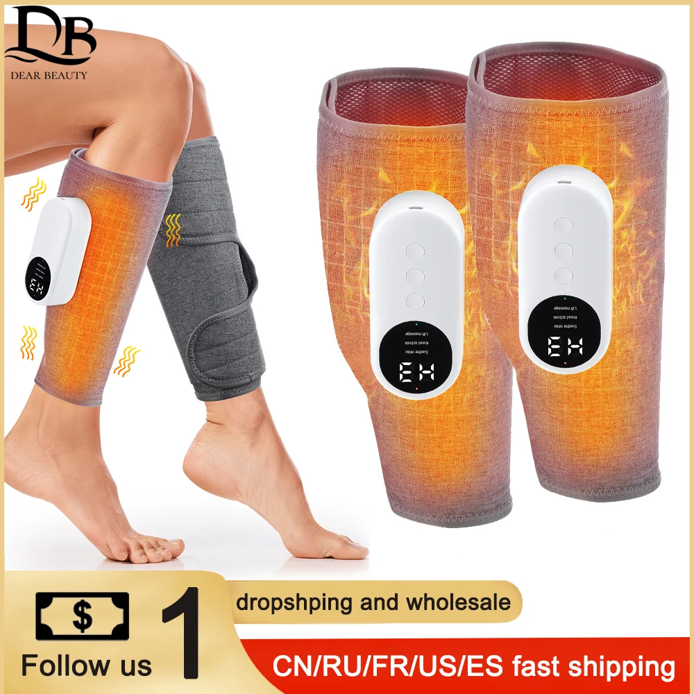 

360° Air Pressure Calf Massager Presotherapy Machine 3 Mode Foot Leg Muscle Relaxation Promote Blood Circulation Relieve Pain