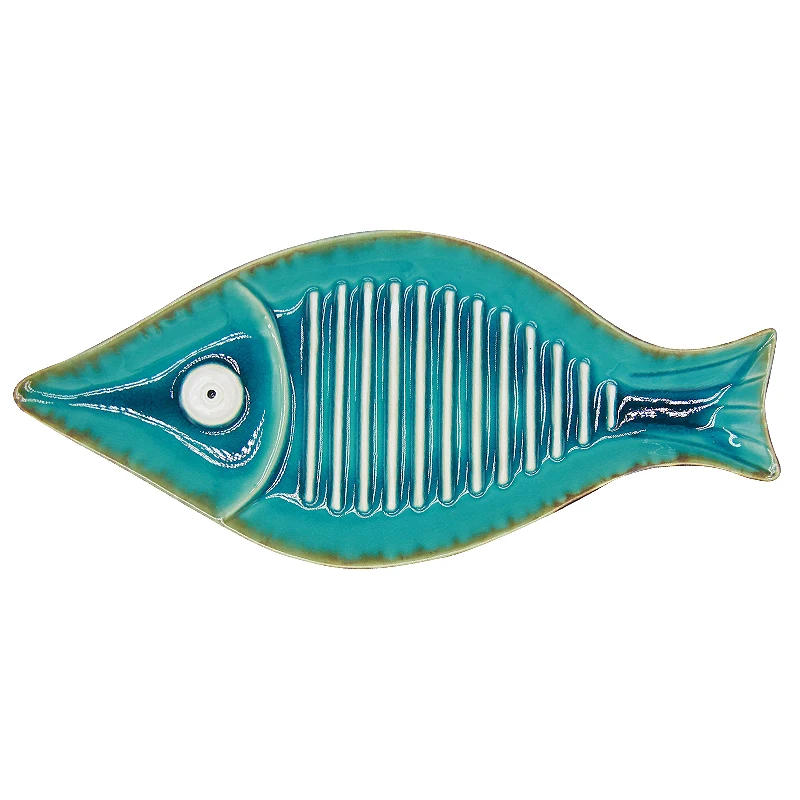 Creative Personality Fish Dish Home Use and Commercial Use Restaurant Nordic Tableware Large Ceramic Steamed Shaped Plate