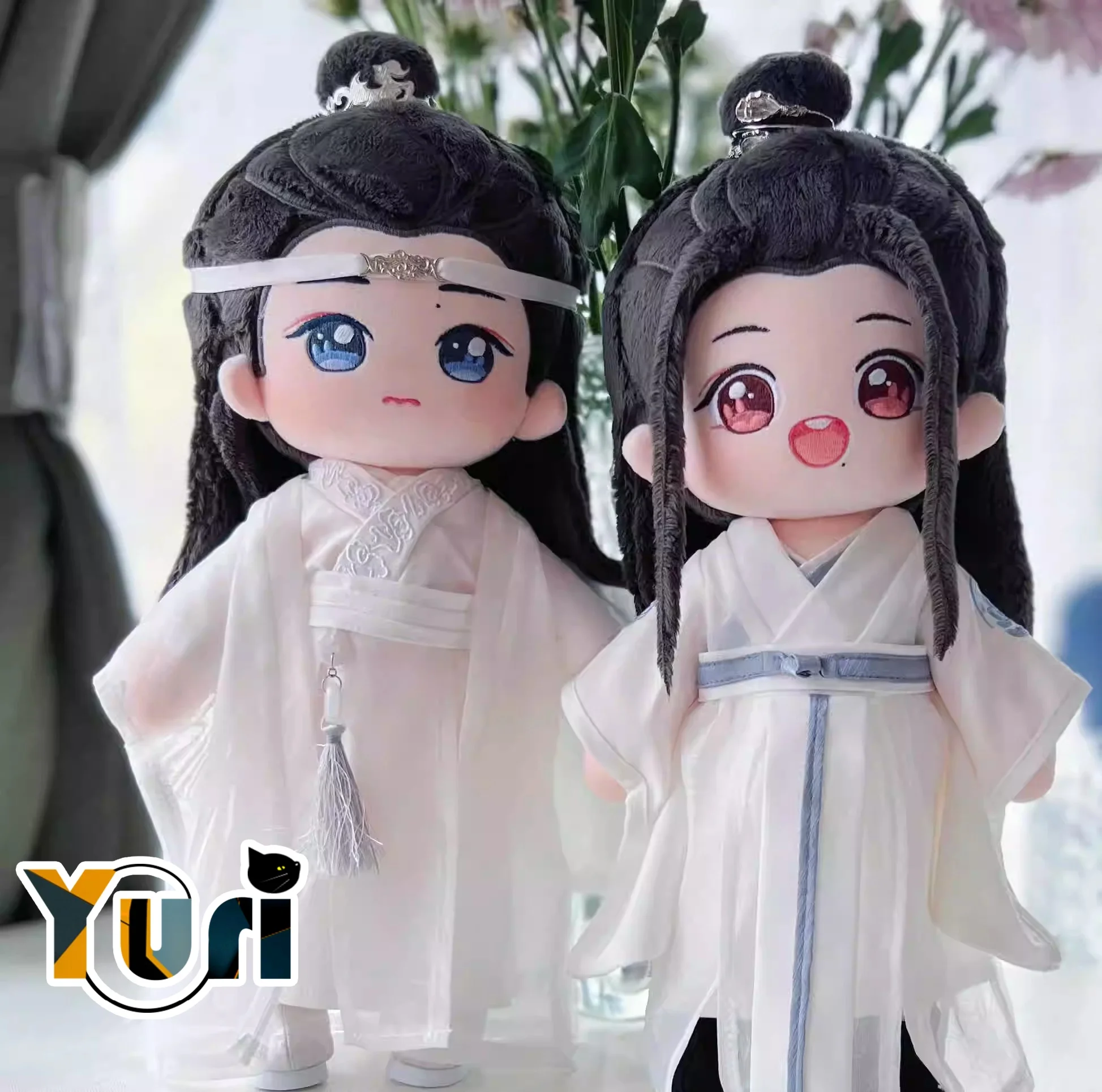 

Yuri Mo Dao Zu Shi Wei Wuxian Lan Wangji Wang Yibo Xiao Zhan Star 20cm 30cm Plush Doll Toy Skeleton Body Cosplay Cute MDZS C GG