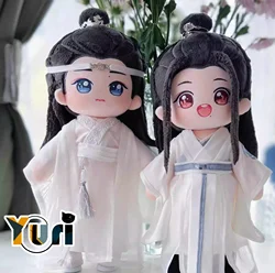 Yuri Mo Dao Zu Shi Wei Wuxian Lan Wangji Wang Yibo Xiao Zhan Star 20cm 30cm Plush Doll Toy Skeleton Body Cosplay Cute MDZS C GG