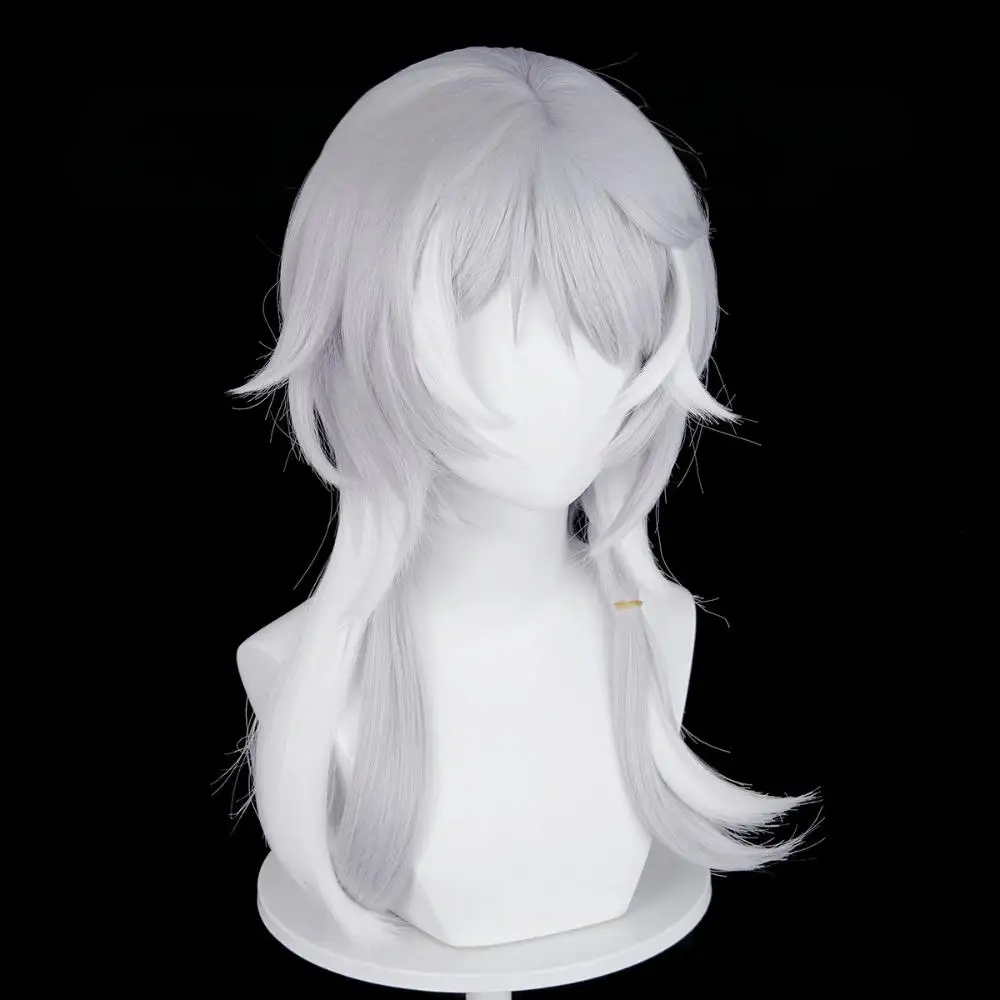Nouveau jeu 2025 Honkai: Star Rail chiffre Cosplay perruque Cifera argent blanc cheveux longs résistant à la chaleur perruques synthétiques Halloween accessoire