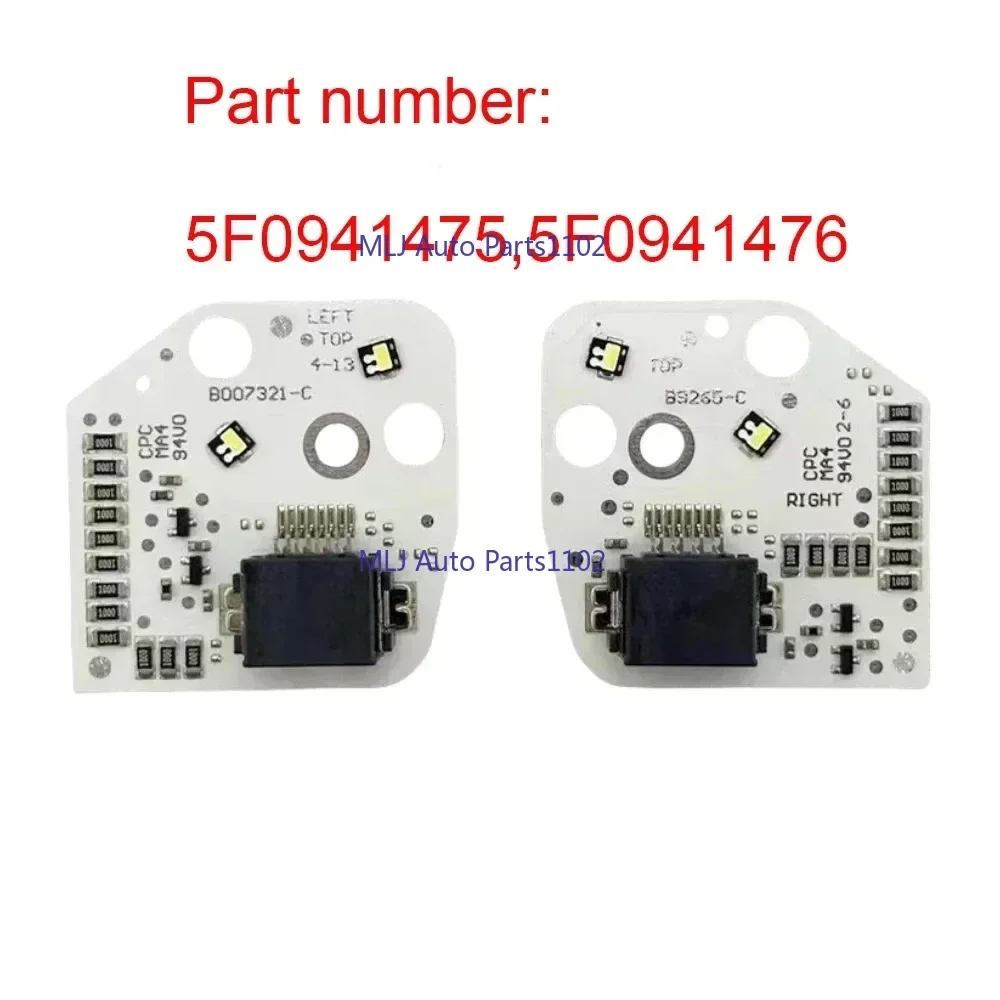 

5F0941475 5F0941476 For Seat Leon MK3 5F Cupra DRL LED daytime running lights board module 2013-2016 replace OEM White