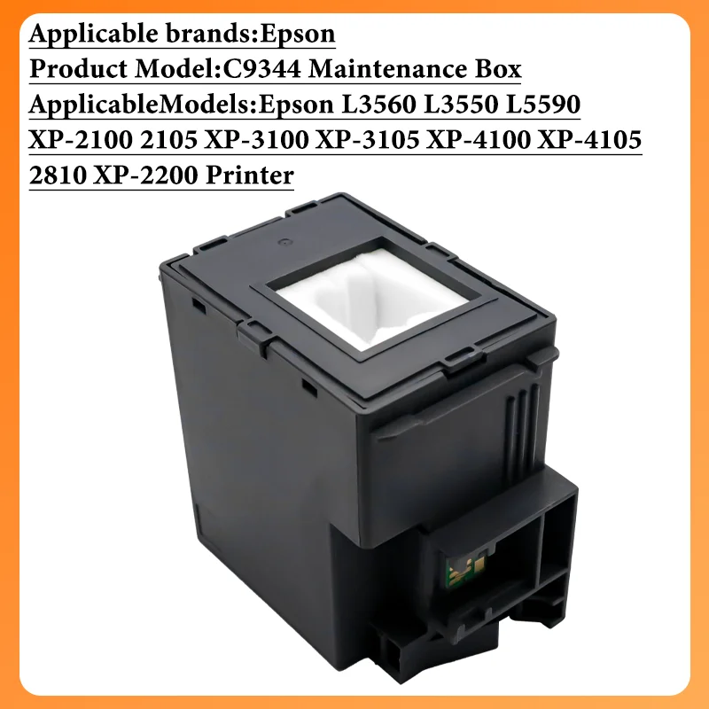 C9344 Maintenance Box Compatible With Epson L3560 L3550 L5590 XP-2100 2105 XP-3100 XP-3105 XP-4100 XP-4105 2810 XP-2200 Printer