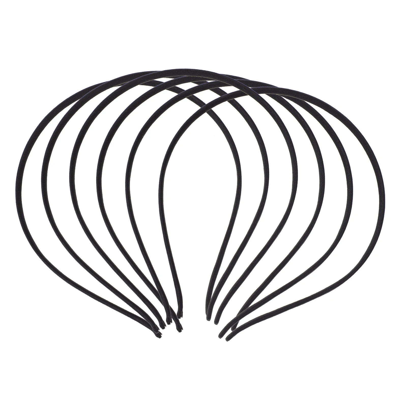 

50 Pcs Thin Headband Hair Accessories Women Hairband Fabric Hoops Elegant Decoration Simple Headdress Shiny Comfortable