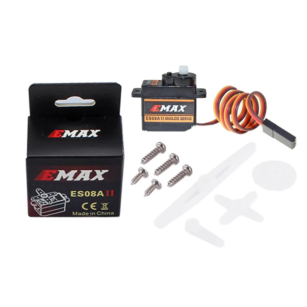 Model - RC Model Accessories Remote Control Airplane Accessories Genuine EMAX 8g High-Performance Servo ES08A II   Sold 24