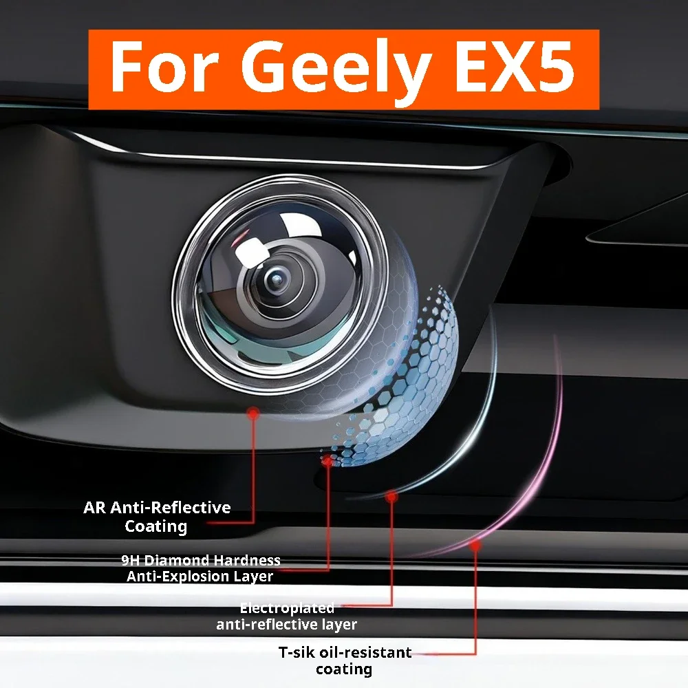 For Geely Galaxy E5 EX5 Galaxy E5 EX5 Proton eMas 7 Car Camera Protective Cover Reverse Camera Waterproof Guard Accessories