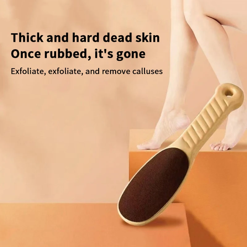 Dissolvant de callosités de talon, planche de frottement des pieds Abrasive Double face, broyeur professionnel de peau morte, outil exfoliant, soins des pieds, 1 pièces