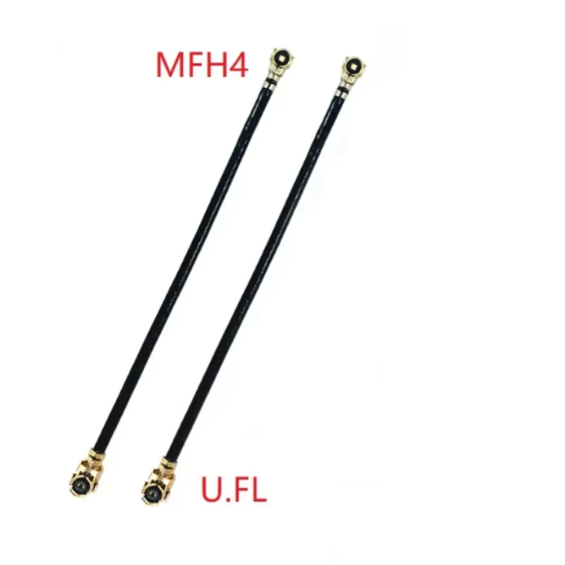 2PCS/lot U.FL Pigtail U.fl  Female to MHF4  Female 5-80CM RF1.13 MHF4 Extension Jumper for Router 3g 4g Modem