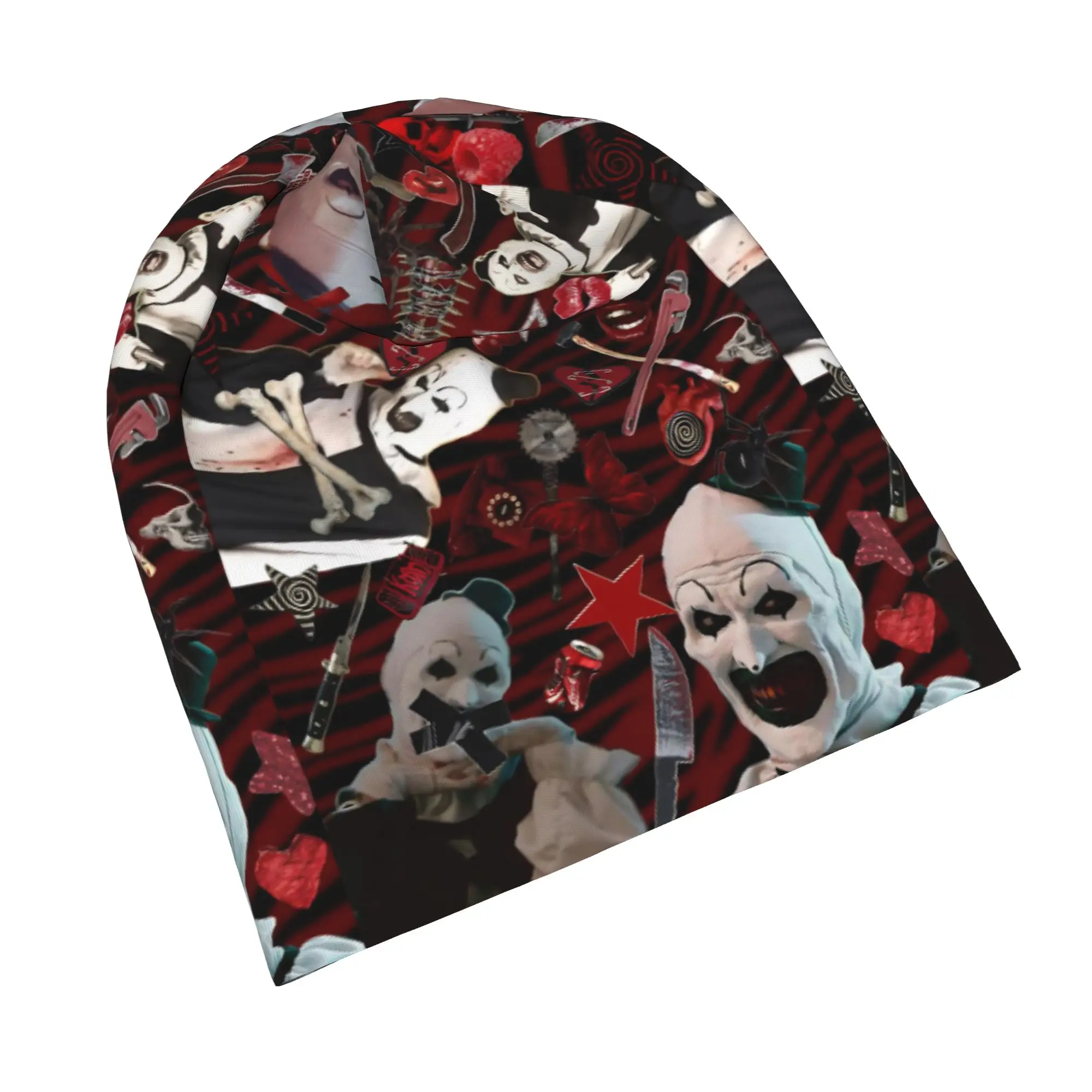 Terrifier Cap Horror Movie Casual Adult Outdoor Skullies Beanies Hats Spring Warm Head Wrap Bonnet Hat