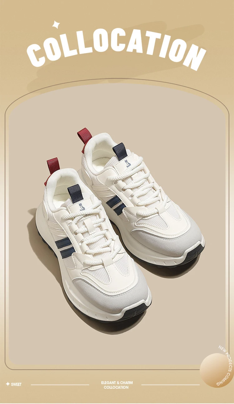 FOXER Damen Sneakers 2026 Neue Lässige Atmungsaktive Mesh-Schuhe Damen-Vulkanisierschuhe Sportschuhe – Detail 3
