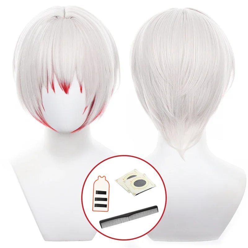 

FC6HOLOUN Bungo Anime Jouno Saigiku Cosplay Wig Rose Net Synthetic Fiber Adjustable Size Heat Resistant Cap Comb Halloween @ FC8