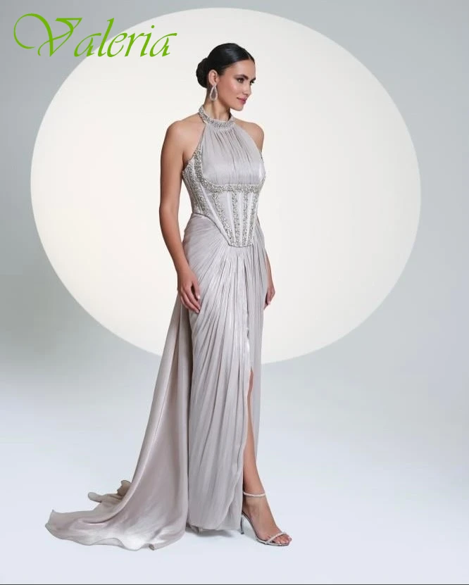 ชุดราตรีทรงตรงแบบสั่งตัดพิเศษ แขนกุด ดีไซน์หรูหรา สง่างาม เหมาะสำหรับงานพิเศษ ออกแบบอย่างประณีต ชุดออกงานแฟชั่น ชุดพรอม