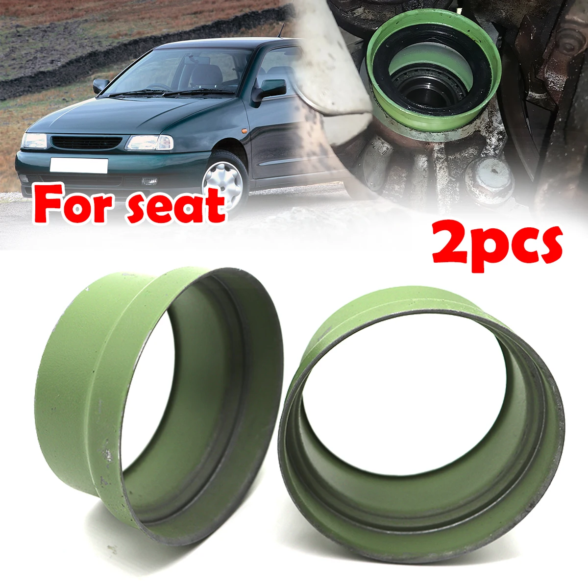 2Pcs 5SP Manual Gearbox 020 Seal Housing Transmission Axle Drive Flange Sleeve For Seat Toledo 1L 1992-1999 Inca Ibiza Cordoba