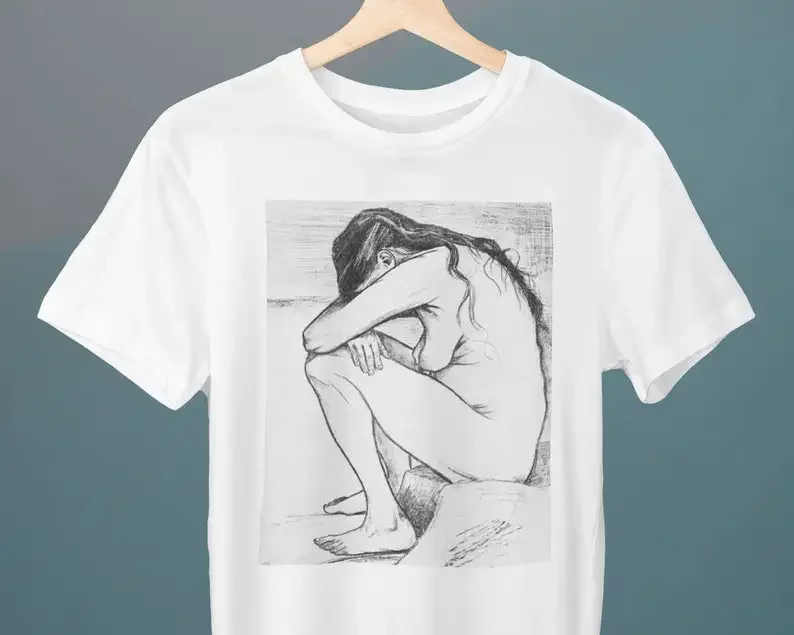 

Sorrow, Vincent van Gogh Painting, Unisex T-Shirt, Art T-Shirt, Gift for Her