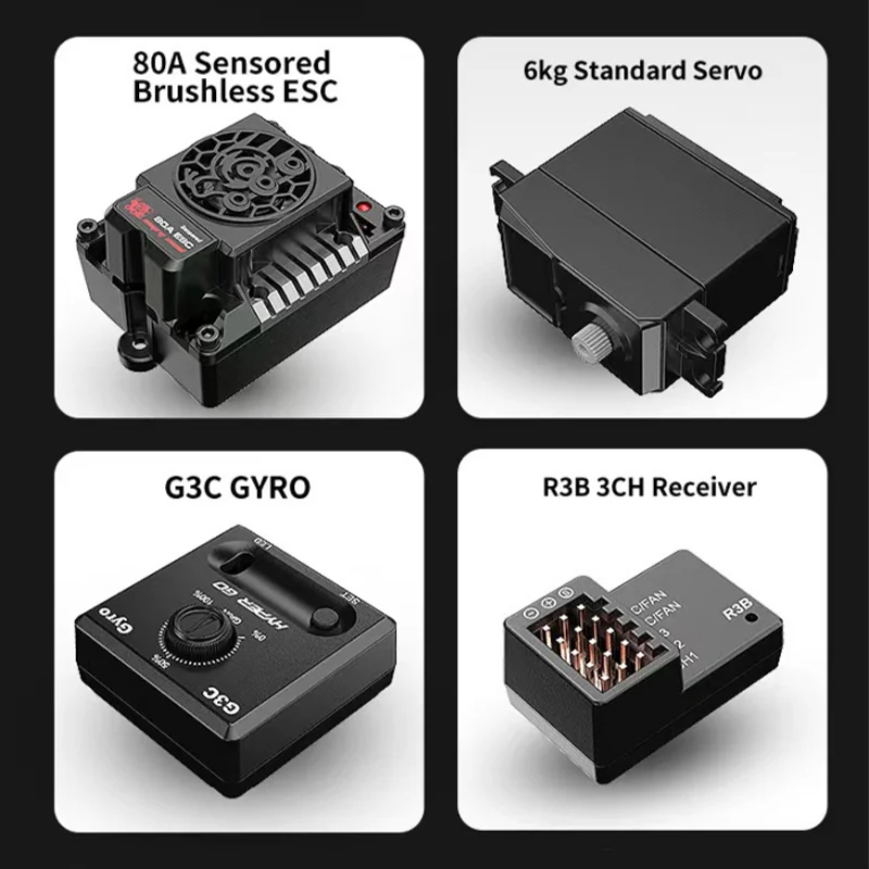 MJX 10303 Samochód Driftowy Rally Sportowy 1:10 Bezszczotkowy Symulacyjny Samochód RC z Magnetyczną Karoserią, Szybki Terenowy Samochód Zdalnie Sterowany RTR