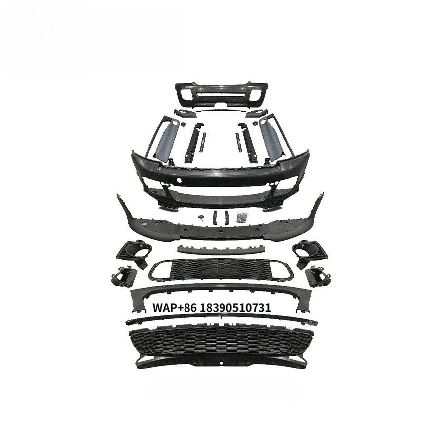 

R56 R55 Upgrade Jcw -GP Style Body Kit pp Material with Front Bumpers Front Lip Light Cover Side Skirts R55 R56 GP Style Car Kit