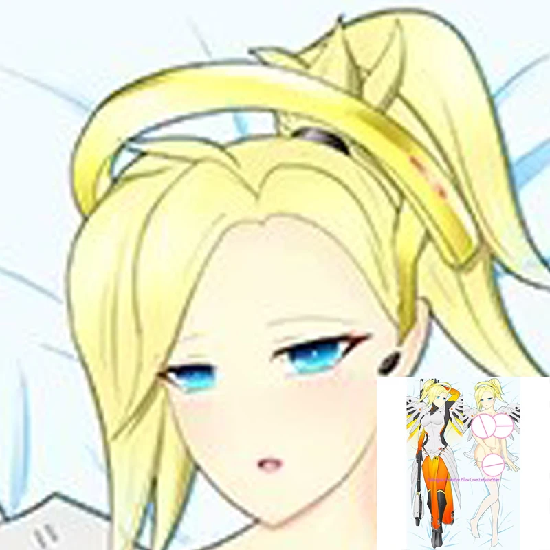 

Dakimakura Anime Pillow Cover Blue Eyes Double Sided Print Cushion Bedding Festival Gifts Gifts