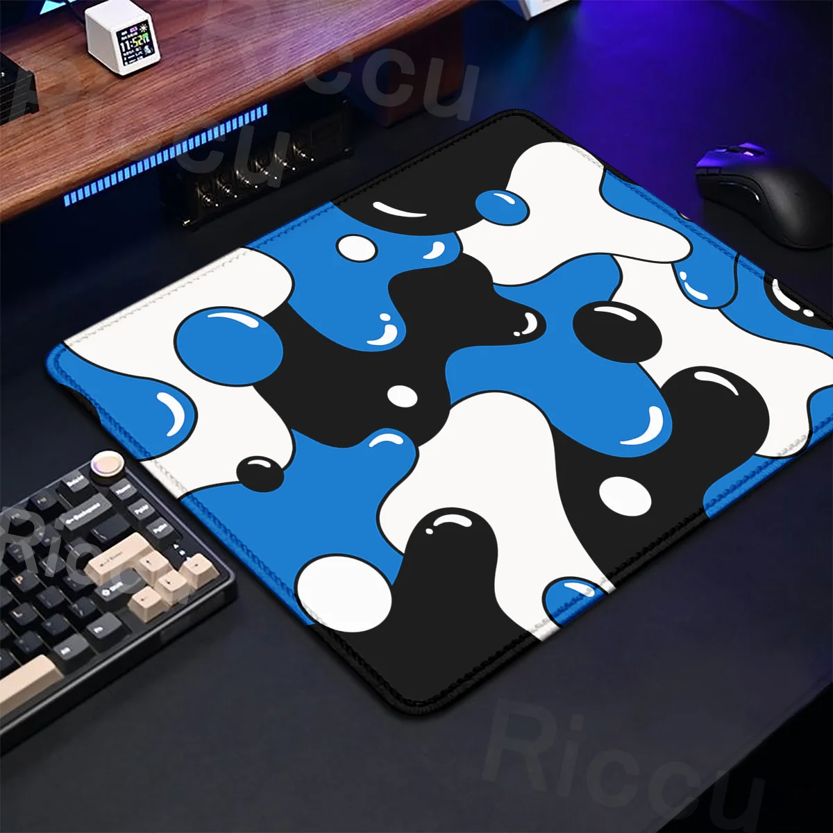 Gaming Mouse Pad Strata Liquid Abstract Small Size Deskmats Gamer Art Mause Natural Carpet PC Desktop Decoration XS keyboard Pad