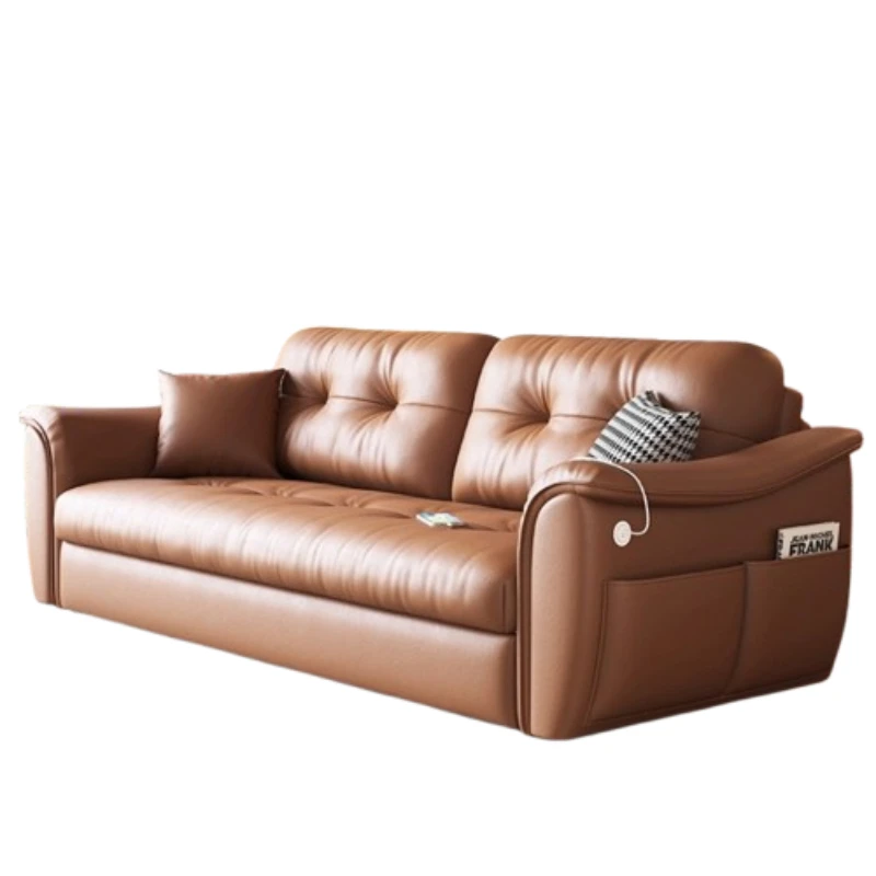 

Multifunction Folding Sofas Brown Design Double Sleeping Sofas Modern Simple Relax Sillones Para Sala De Estar Home Furniture