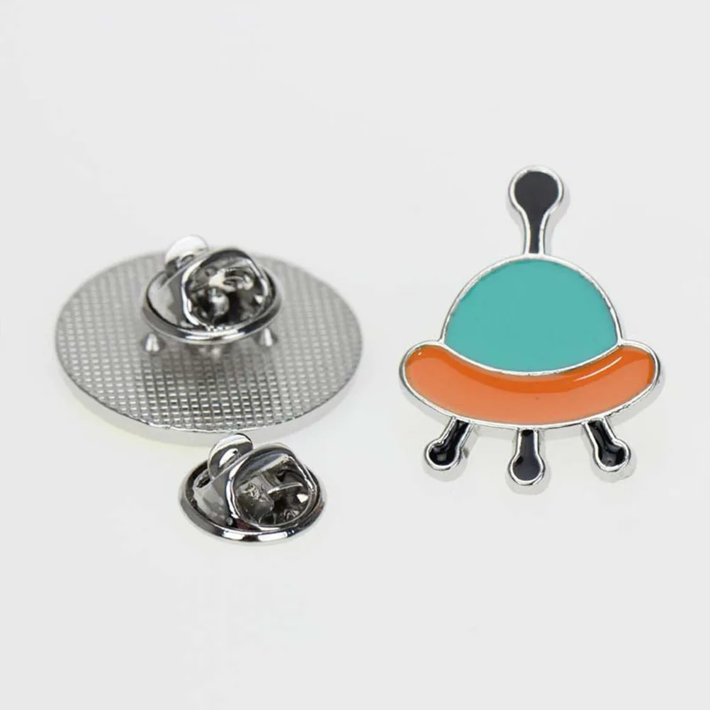

8Pcs Cartoon Spaceman Creative Alloy Brooch Cute Animal Design Children's Clothes Pin Gift Decoration Children Brooch