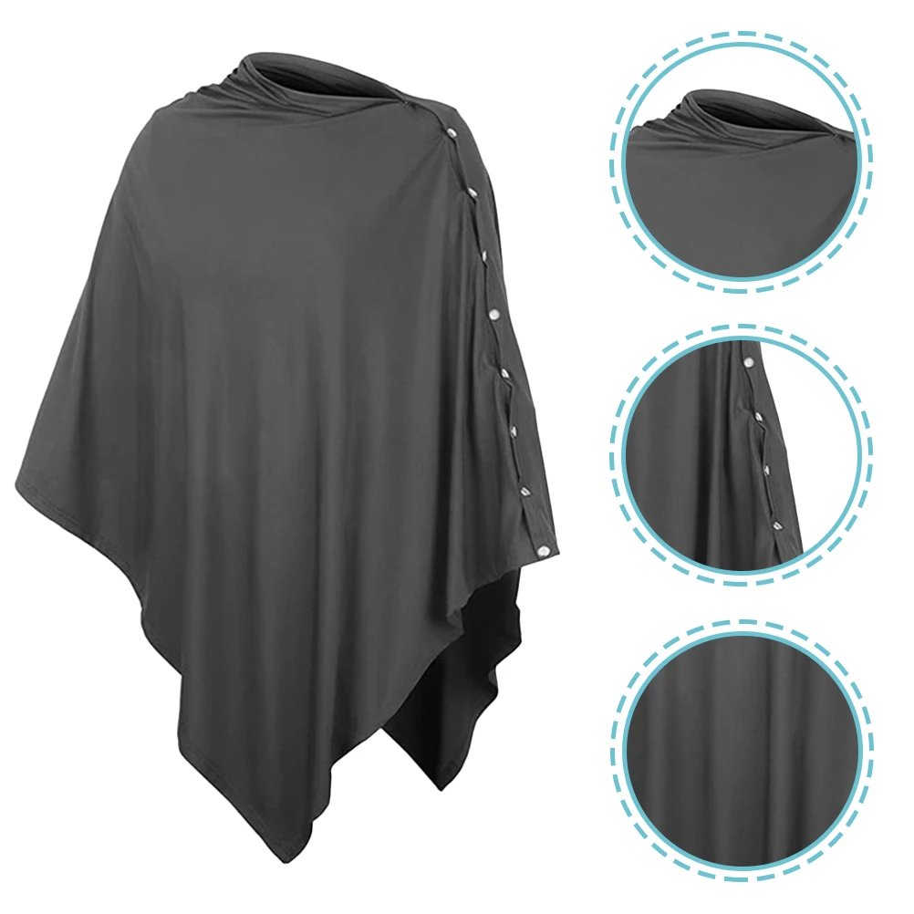 

Strollers Towel Windproof Cover Nursing Blanket Breastfeeding Have Product Dark Grey Pumping Drape Wrap Child