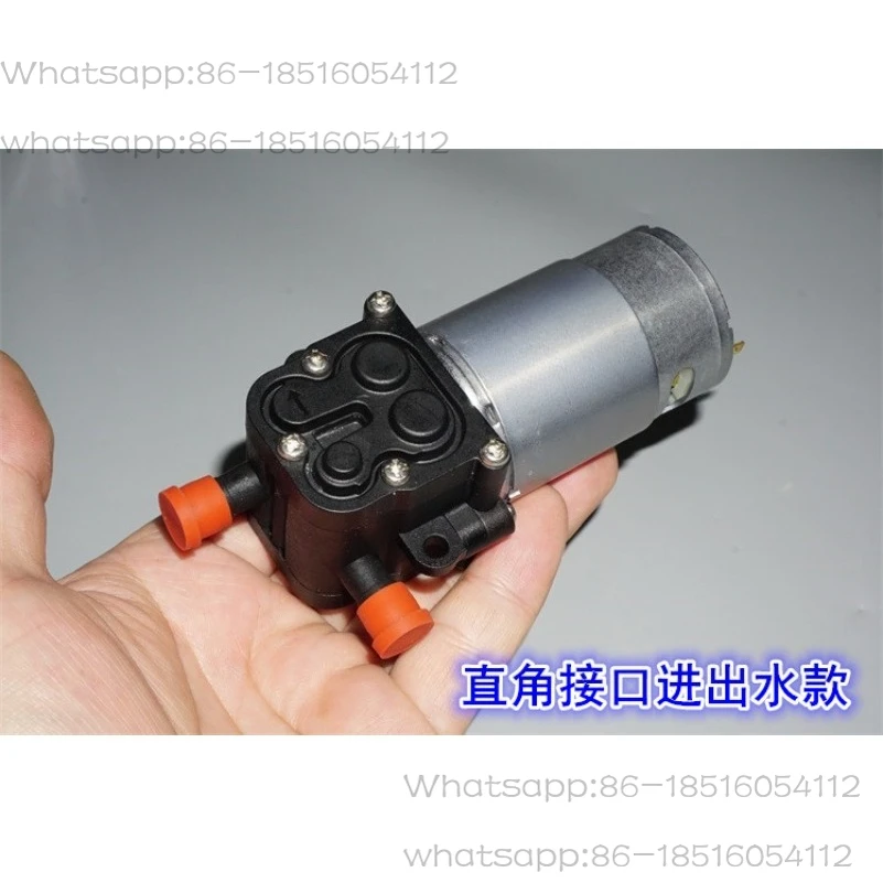 555 Motor 18V Diaphragm High Pressure Water Pump 8bar Pressure 12-24V High Pressure Diaphragm Water Pump