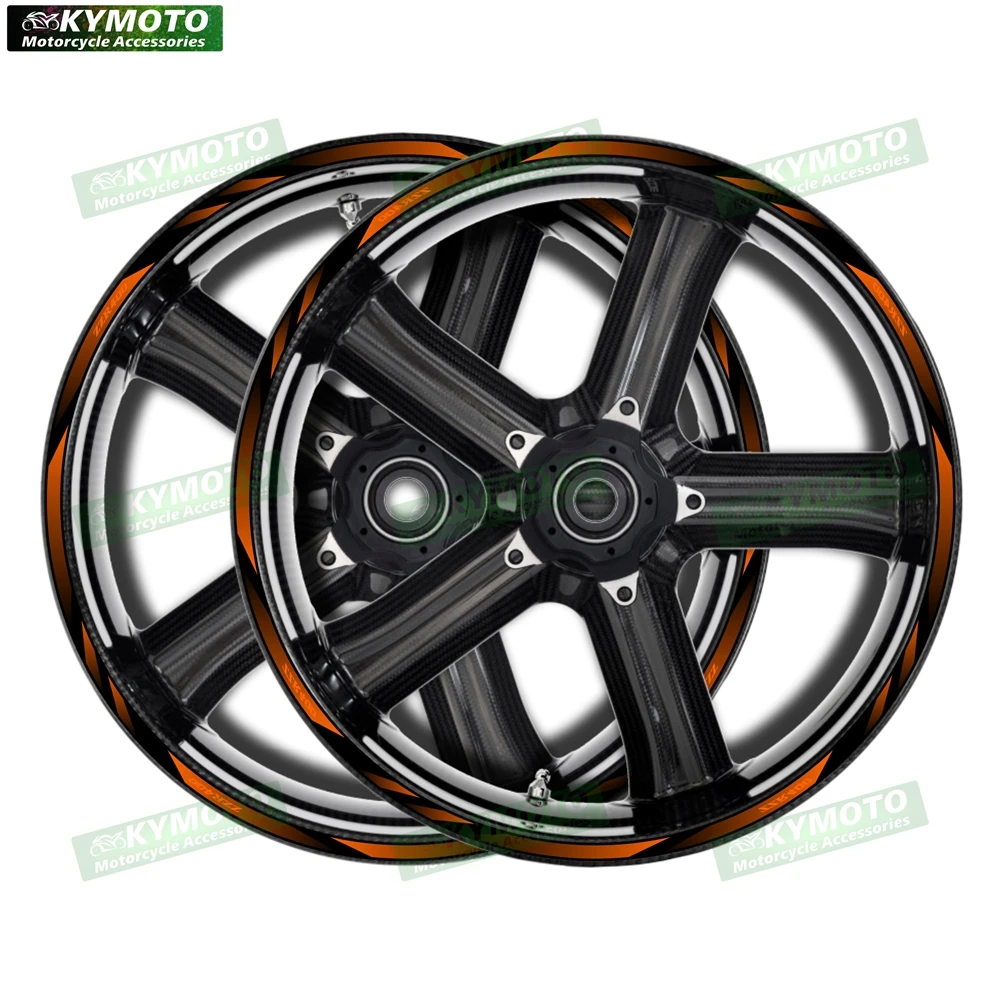 Akcesoria motocyklowe do ZZR400 ZZR 400, naklejki na koła przednie i tylne 17 cali, owiewki, zmodyfikowane naklejki odblaskowe, dekoracja.