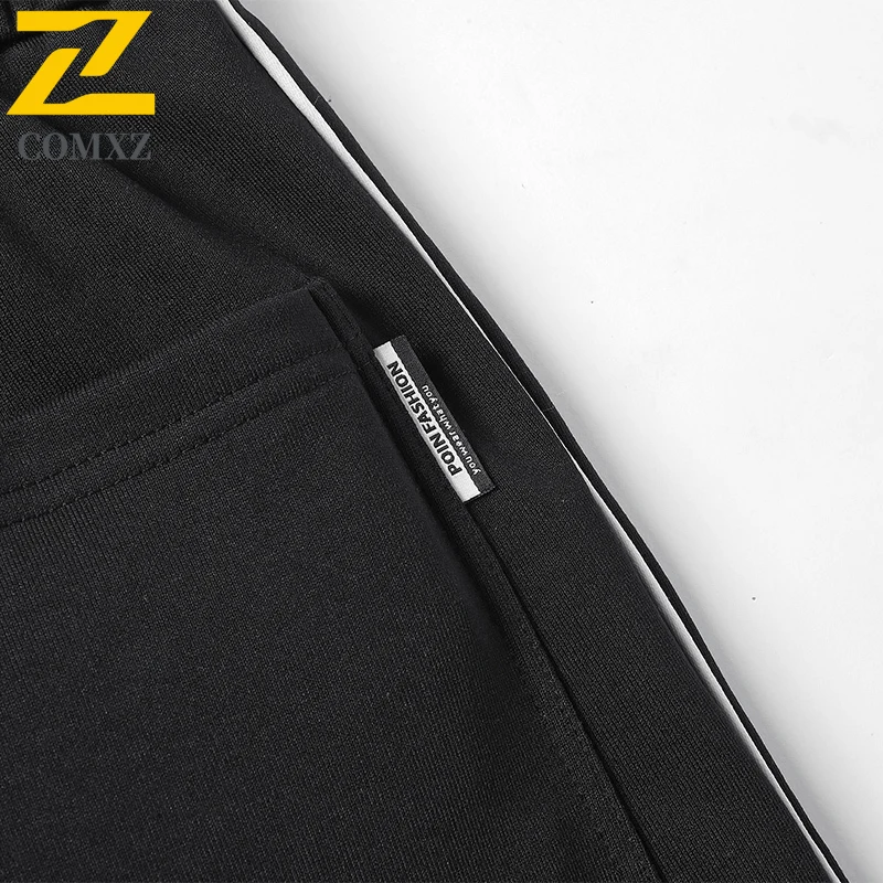  بنطال مستقيم واسع الساق للرجال على الطراز الكوري بنطال فضفاض عالي الخصر لربيع الخريف ملابس غير رسمية مريحة قابلة للتمدد 2025 #4