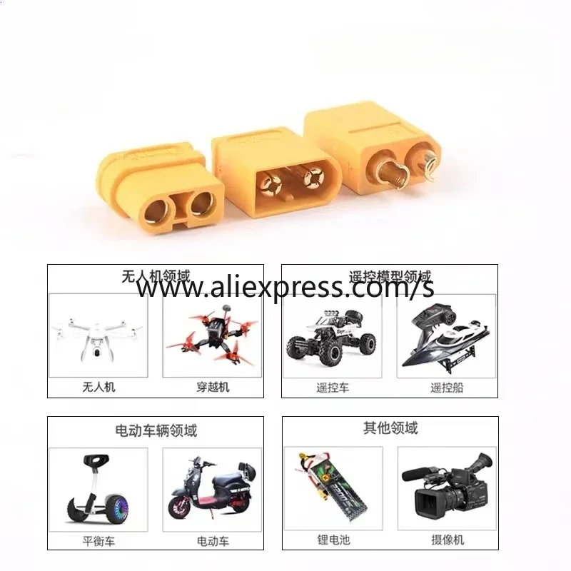 Złącza XT60H-F Model samolotu Xt90S Xt30u wysoki prąd męskie żeńskie wtyczki do ładowania baterii litowej XT-90 XT-60 XT30