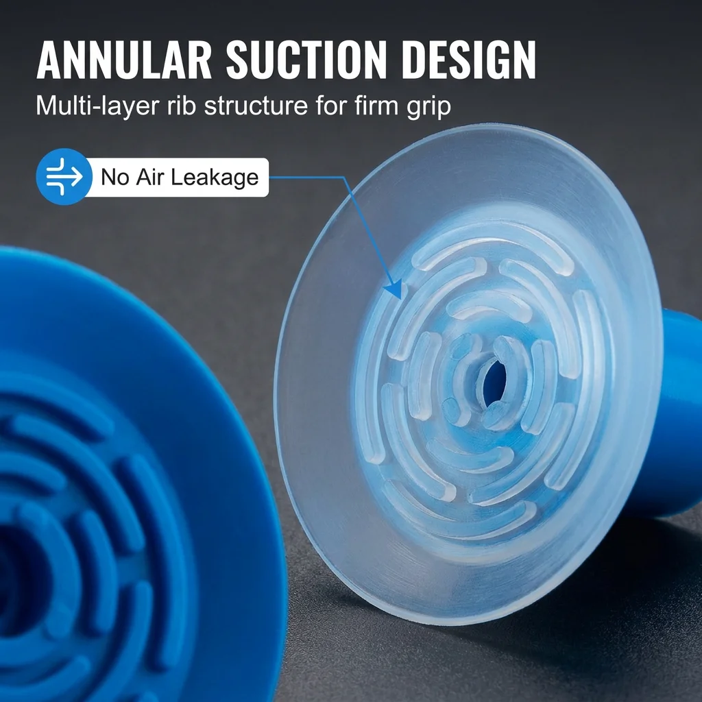 Pneumatic Sucker SGP Series Vacuum Suction Cup for Paper Plastic Bag Injection Molding Machine Manipulator Various Sizes Availab