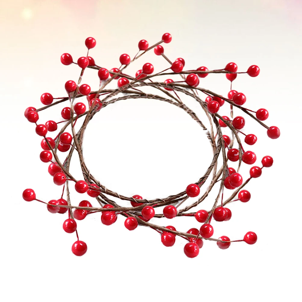 

2pcs Simulation Berry Wreath Artificial Pine Garland For Home Wedding Party Christmas Decor Shop Window Festival Ornament