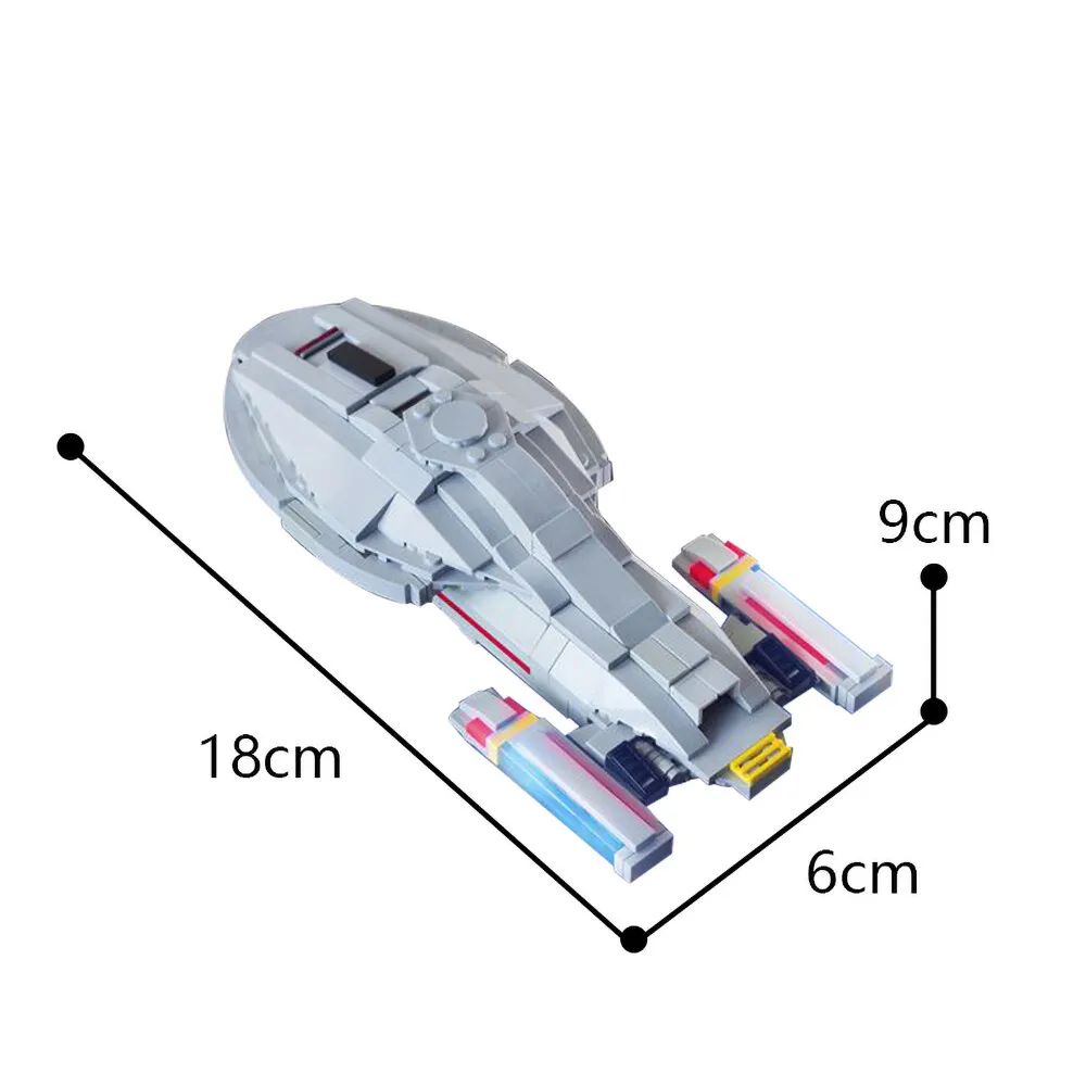 

Custom MOC: C7519 Iconic Spaceship 333 Parts from Sci-Fi Movie | Brand N