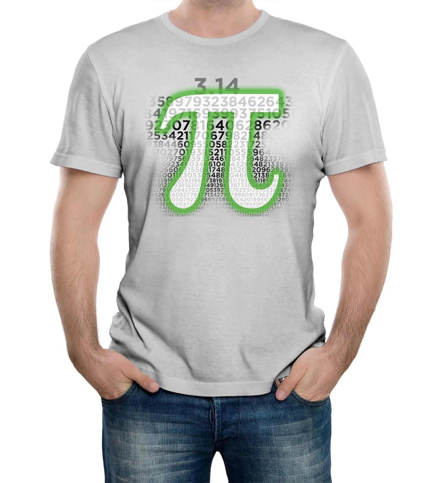 Glowing Pi T-Shirt … - image