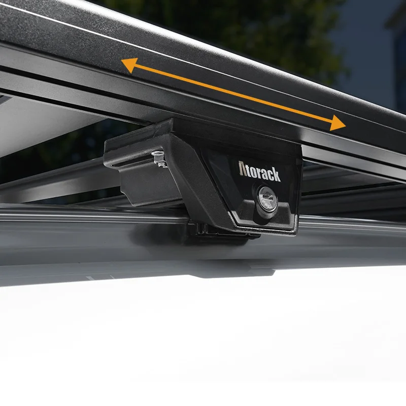 Installation without Crossbars Off-Road Vehicle SUV Extension Roof Platform Aluminum Expandability Roof Luggage Rack Platform