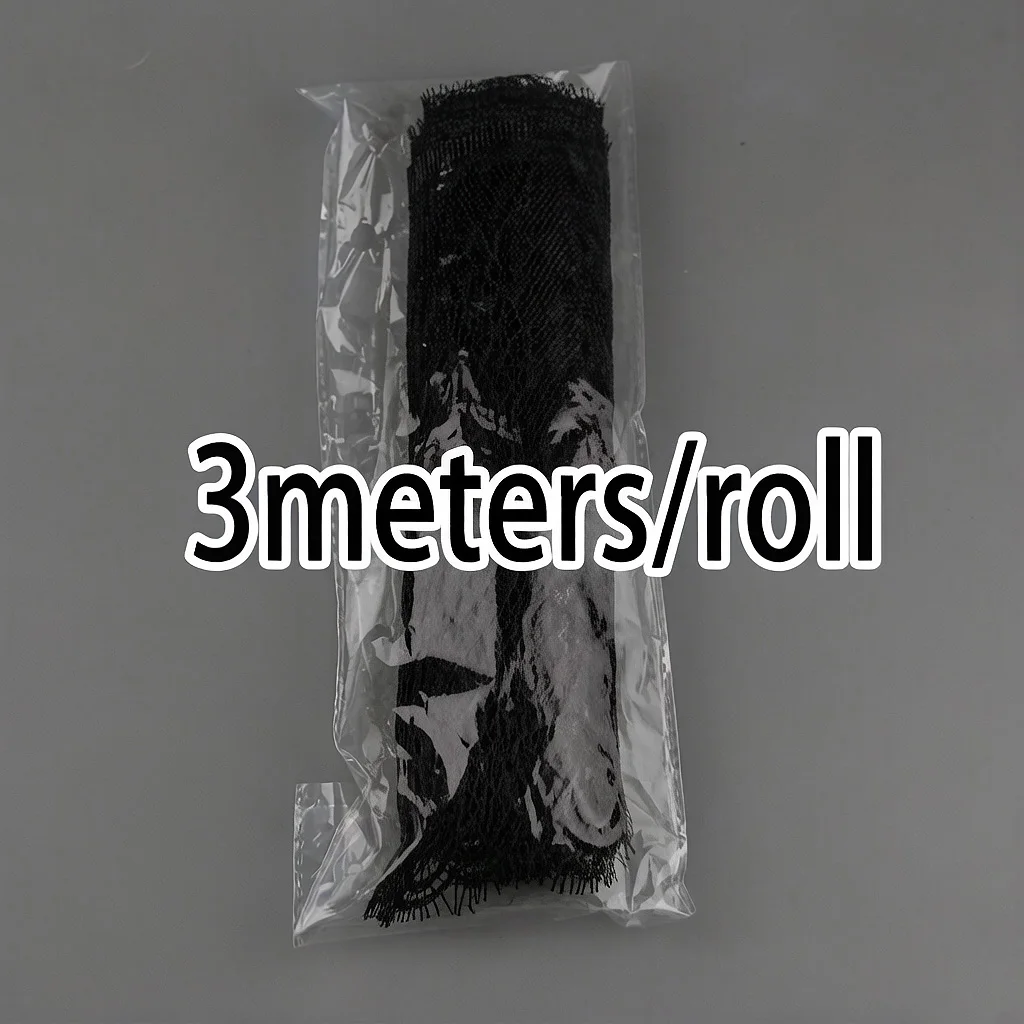 (3 Meters) 18cm White Elastic Lace Fabric French Hollow Underwear Stretch Laces Trim DIY Clothing Design And Production