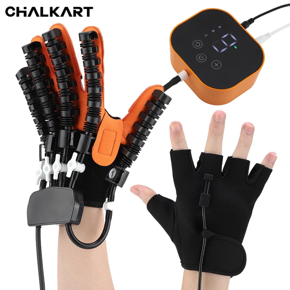 

Hand Rehabilitation Glove - Adjustable Stroke Recovery Trainer for Finger Wrist & Grip Strength Home Therapy Device for Hemipl