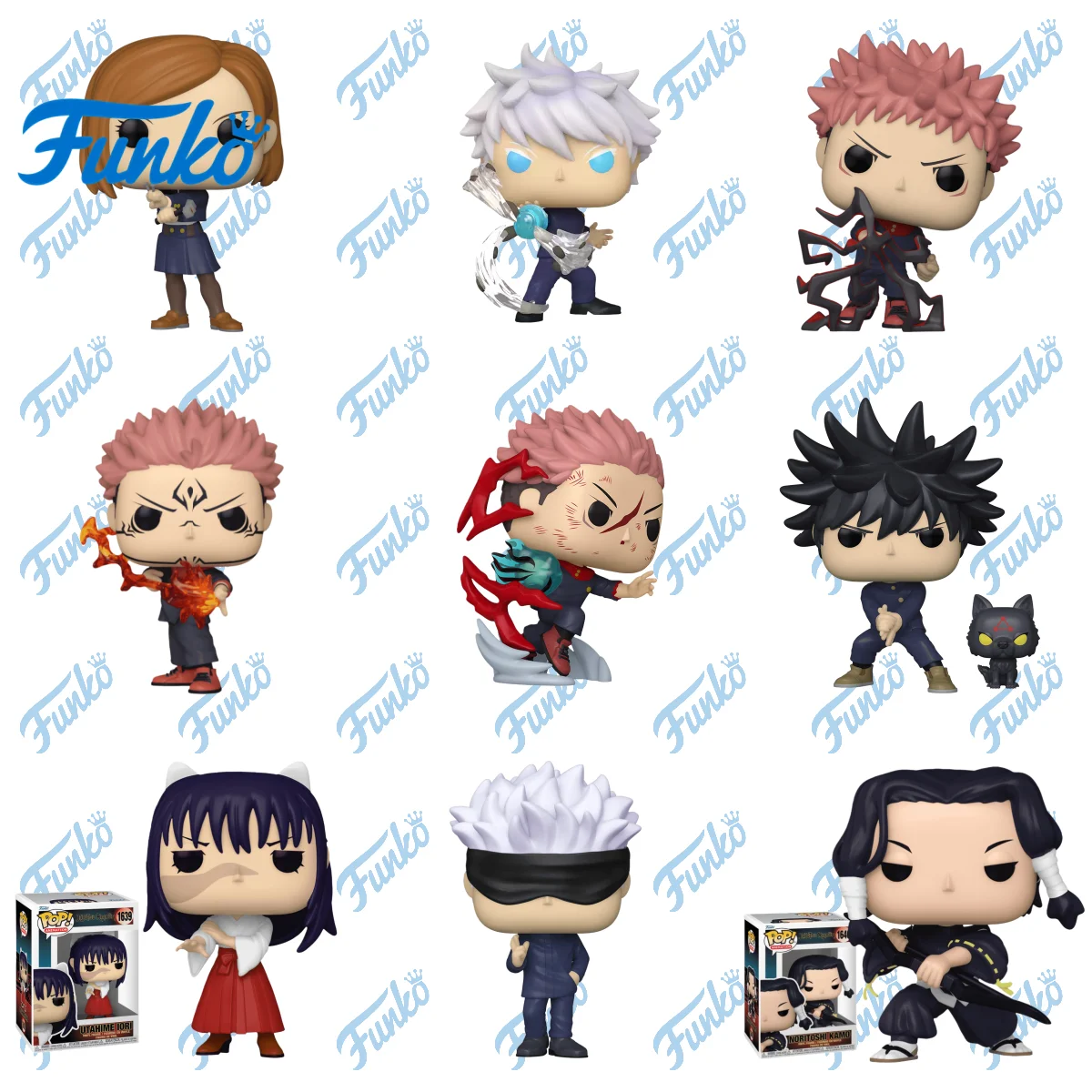 Funko oficial con licencia de Jujutsu Kaisen-Satoru Gojo/Yuji Itadori Anime y Manga figura de vinilo modelo coleccionable decoración de escritorio