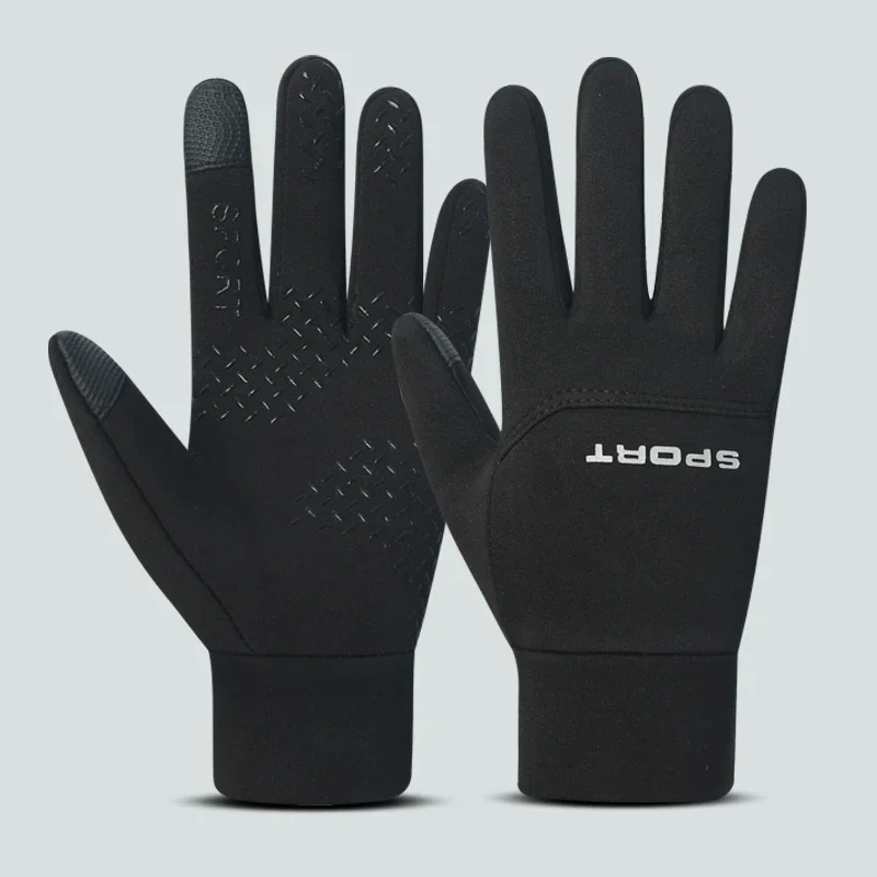 Winter Outdoor Sports Running Glove Warm Touch Screen Gym Fitness Full Finger Gloves For Men Women Cycling Gloves