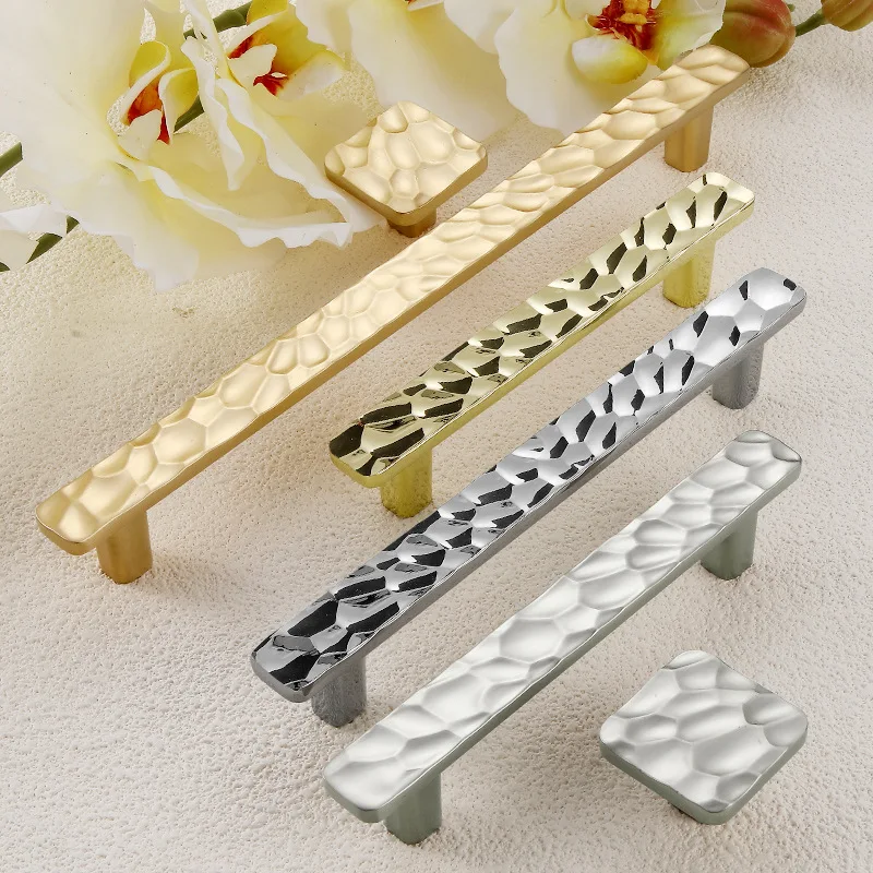 Modern Simple Zinc Alloy Cabinet Wardrobe Handle Shoe Cabinet Drawer Cabinet Door Handle Kitchen Furniture Accessories Wholesale