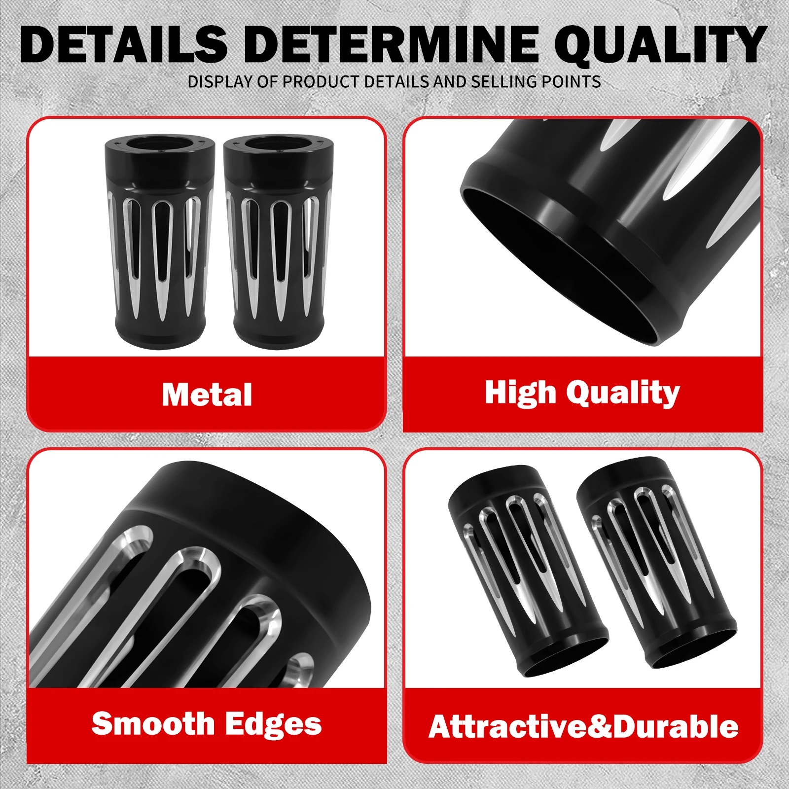 Motorcycle Fork Slider Cover F - Motorcycle Gear Boots review and price