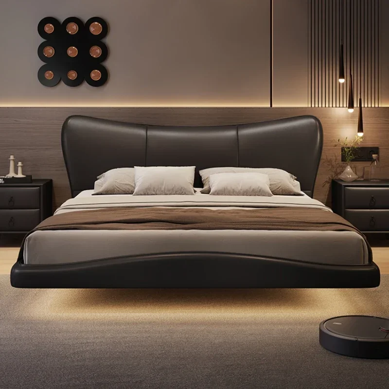 Wood Double Luxury Bed Frame King Size Storage Modern Bedroom Twin Bed Frame Nightstands Queen Mobili Per La Casa Home Furniture