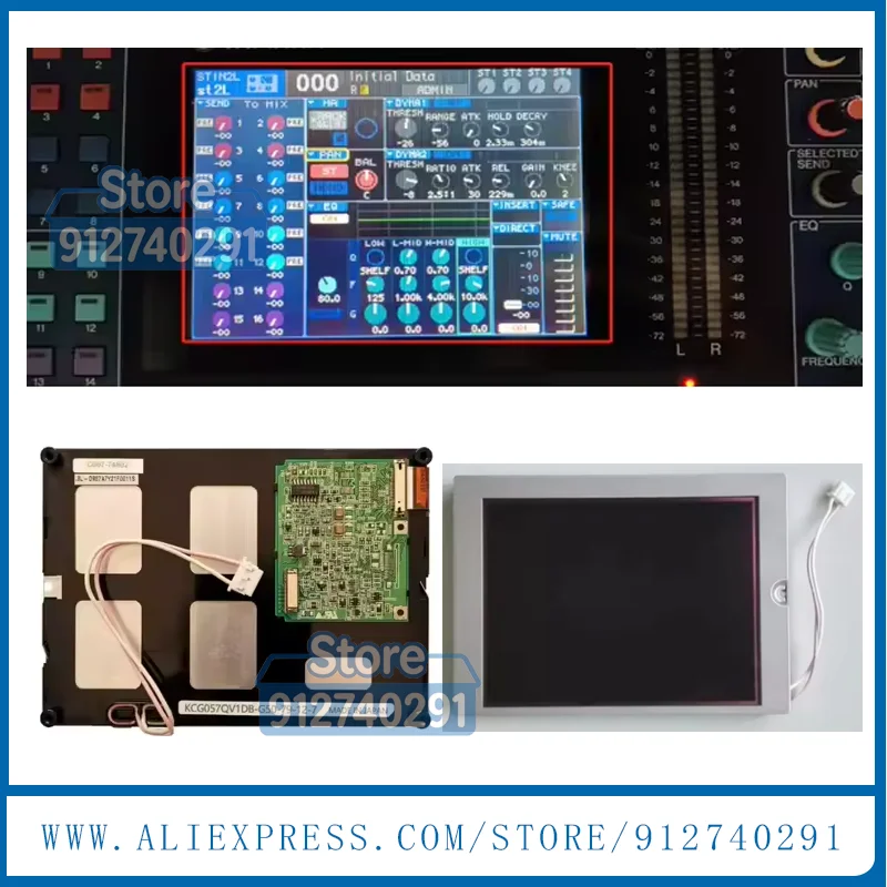For Ya mahaLS9 Motif XS8 Series Synthesizer Digital Mixing Console Matrix Screen Original New 5.7 Inch LCD Display Replacement