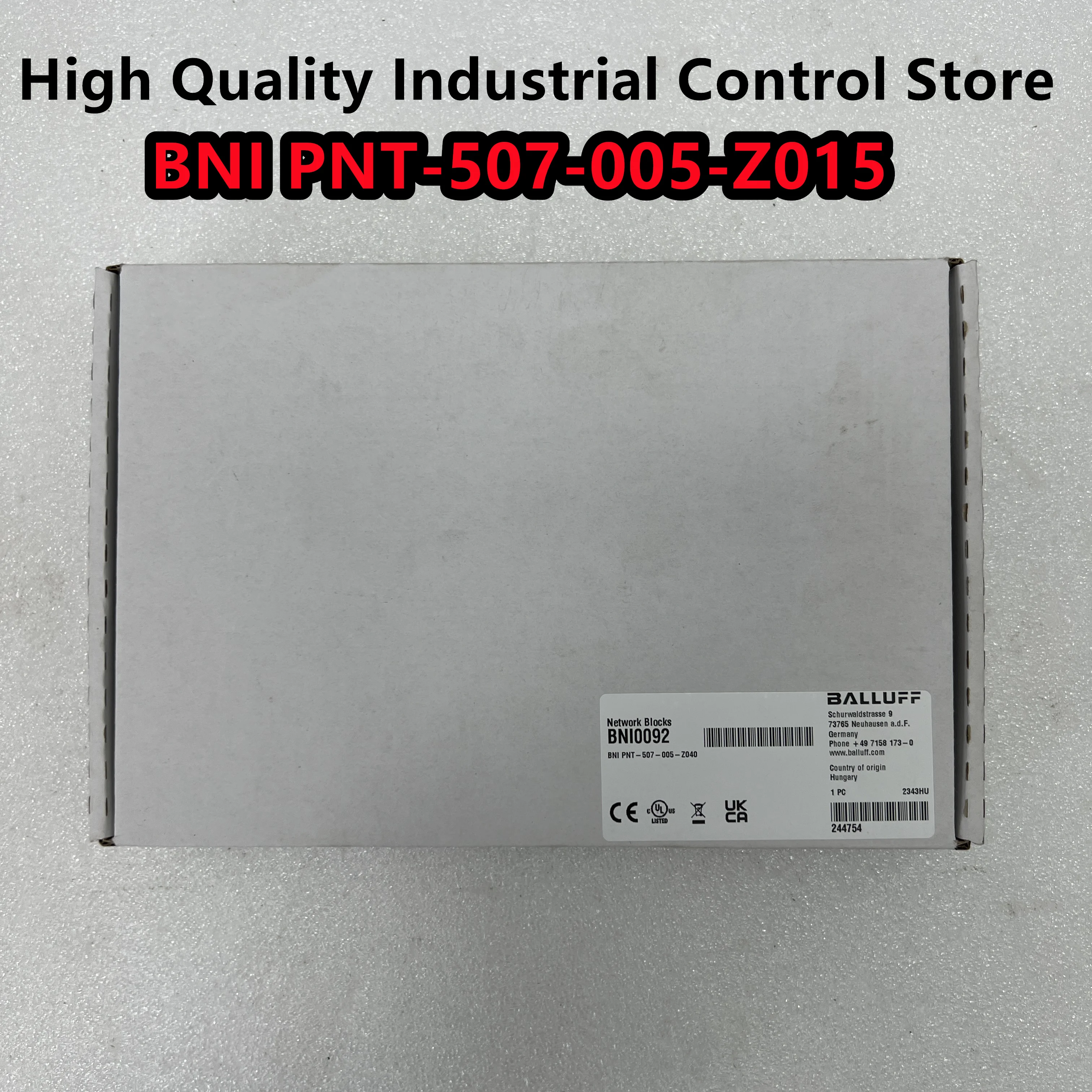 

BNI PNT-507-005-Z015 номер заказа BNI0092 новый оригинальный