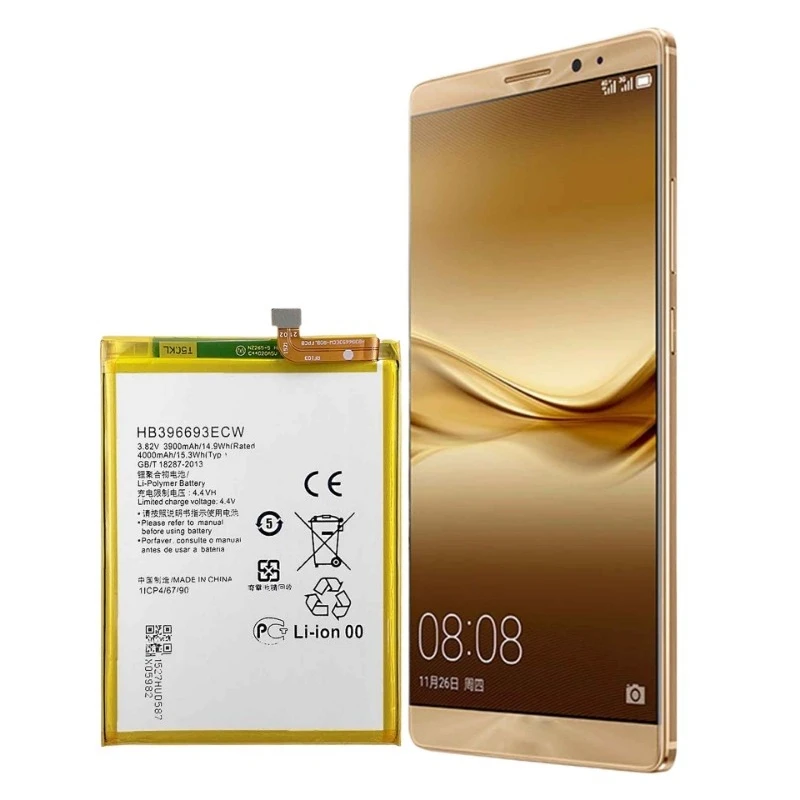 HB396693ECW Telefoon Batterij 3.82 V 3900 mAh Voor Huawei Mate 8 NXT-DL00/TL00/AL10/CL00 Vervangende Batterij gloednieuwe Hoge Kwaliteit