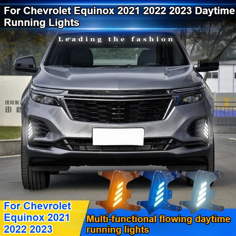 For Chevrolet Equinox 2021 2022 2023 Daytime Running Light Retrofit LED Daytime Running Lights Decorative Accessories