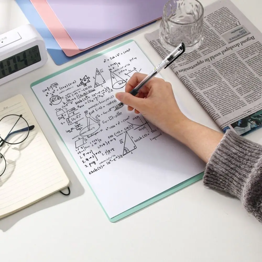 الحرفية المضادة للانزلاق مكتب الطالب الحصير مقاوم للماء البلاستيك لوحة الكتابة حصيرة A3 A4 A5 A6 الخياطة قطع الحصير مفرش المائدة #1