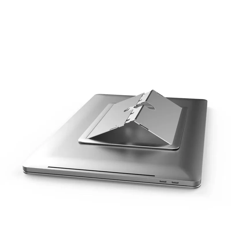 Soporte plegable para ordenador portátil, aleación de Zinc, ventilación ajustable, soporte de diseño creativo para Macbook Air Pro, accesorios