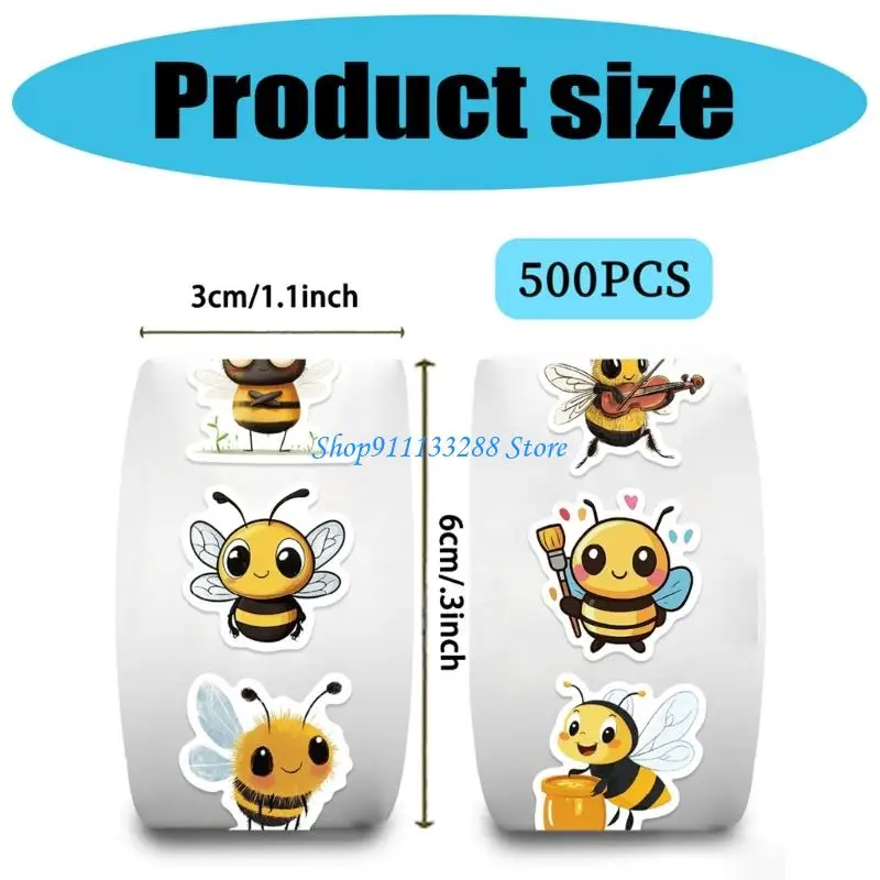 G88d 500pieces Cartoon Sticker Sticker Sticke Mabel Crapping Label для конверта уплотнения
