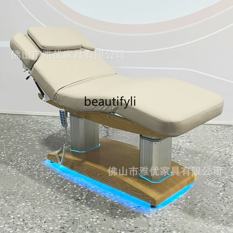 

High-end electric beauty bed Beauty salon Skin management Spa massage bed Medical beauty bed