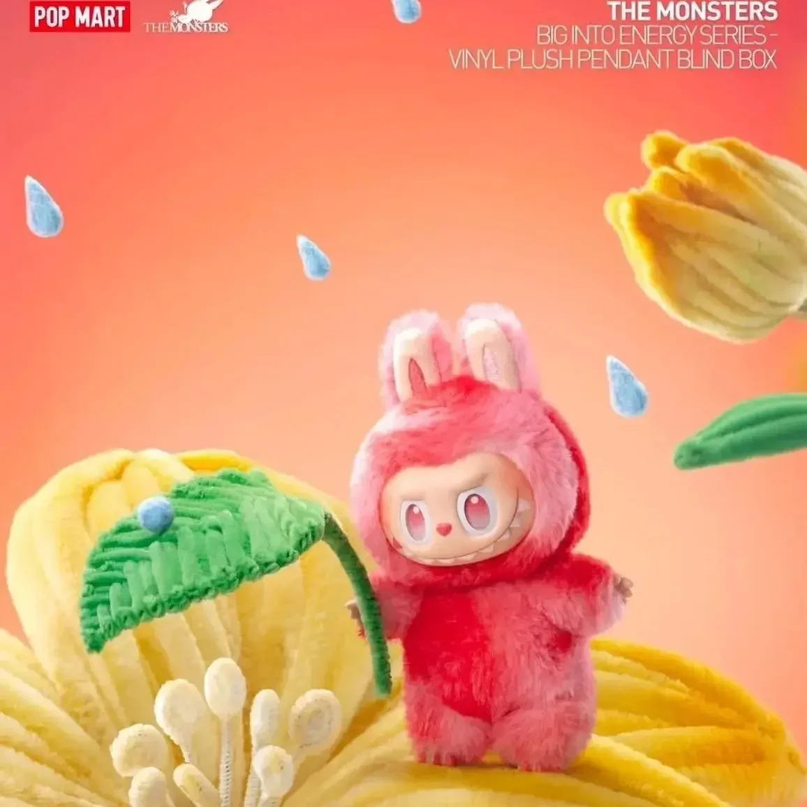 LABUBU THE MONSTERS 3.0 Big into Energy Vinyl Plush Guess Bag Blind Box POP MART Chic Mystery Treasure Gift